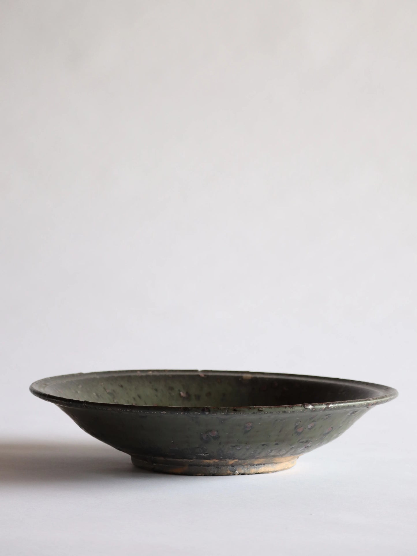 小野象平 緑化粧 大皿 A