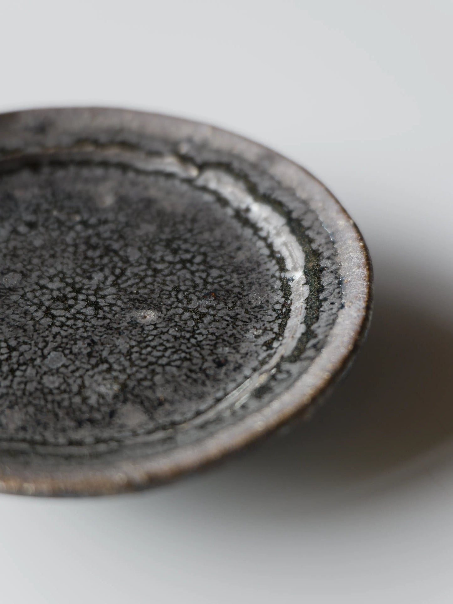 小野象平 黒志野 豆皿 A