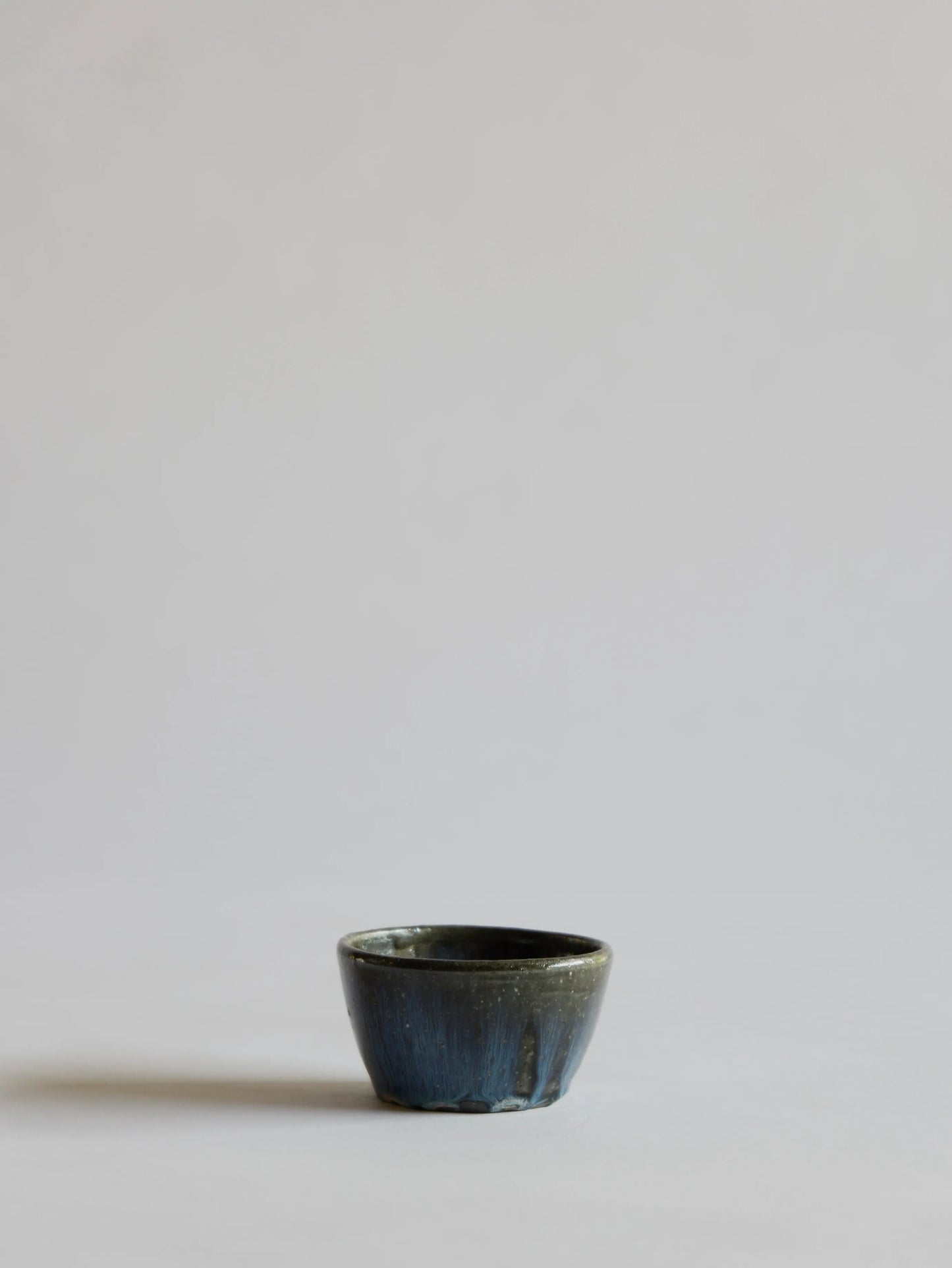 小野象平 青灰釉 蕎麦猪口 F