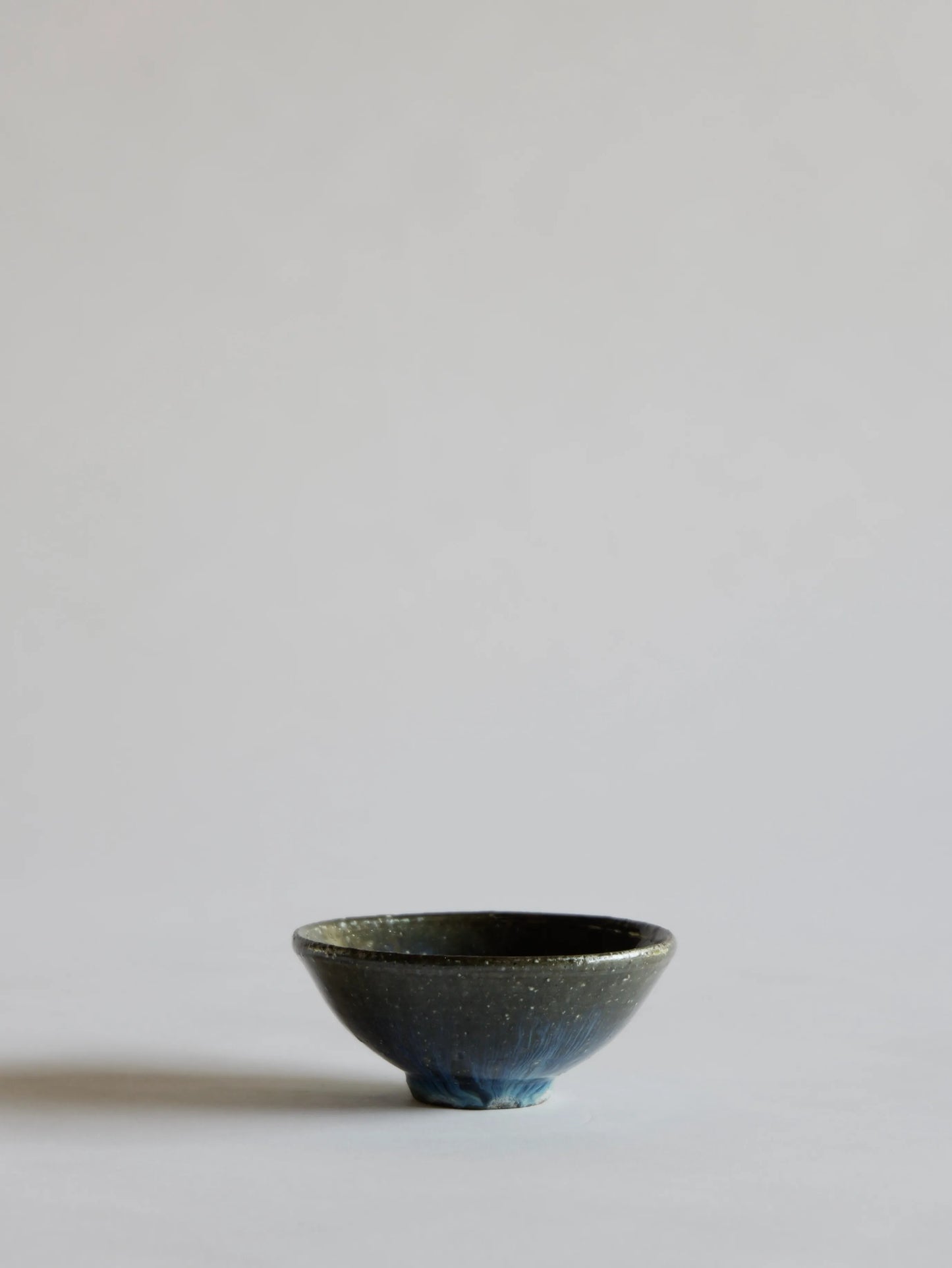 小野象平 青灰釉 飯碗 G