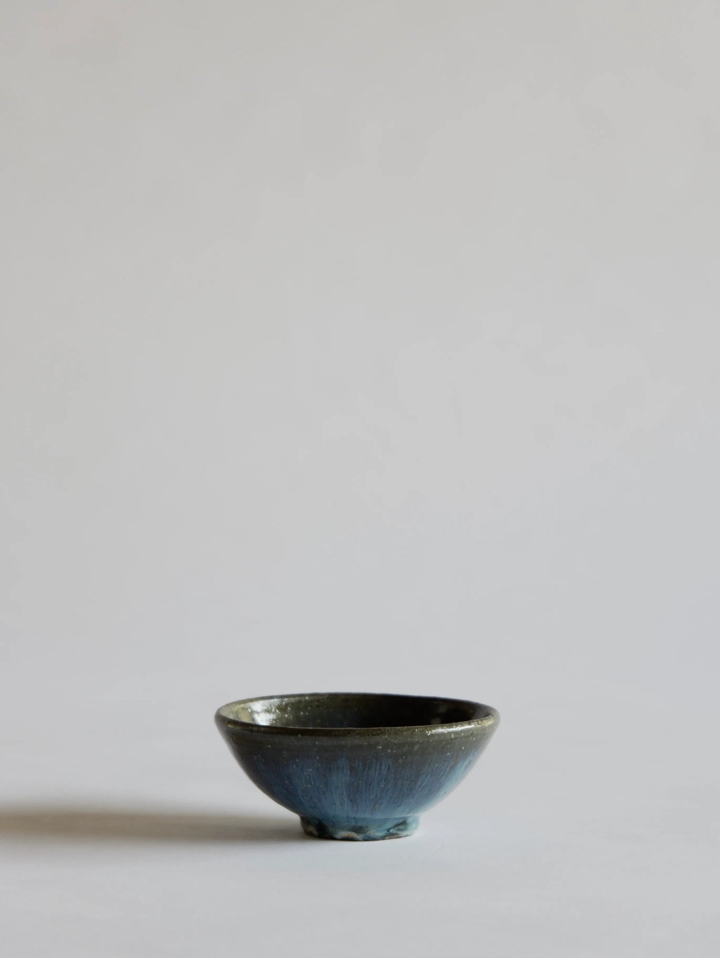 小野象平 青灰釉 飯碗 I