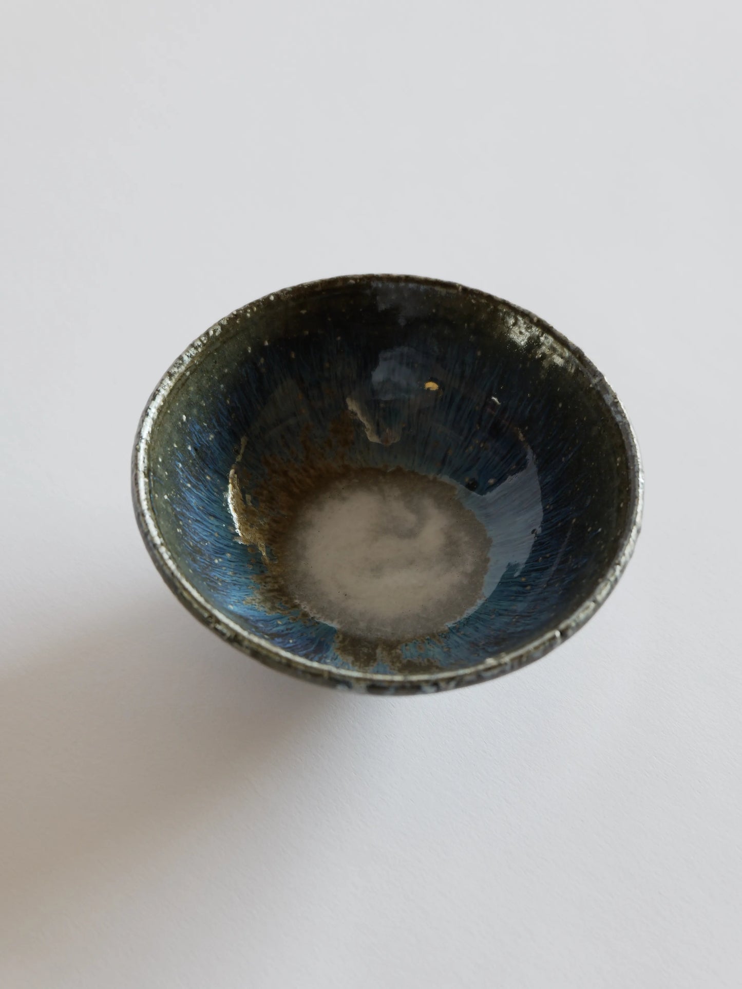 小野象平 青灰釉 飯碗 G