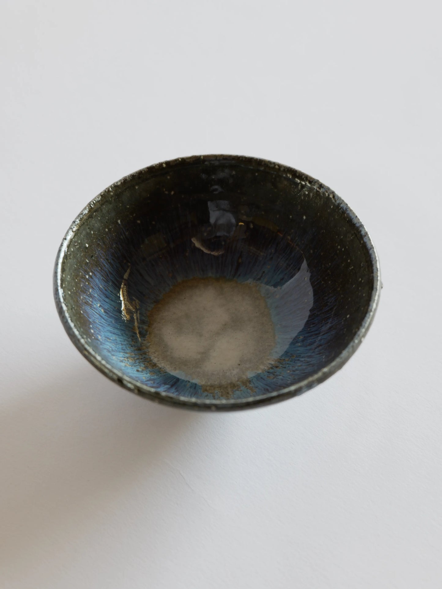 小野象平 青灰釉 飯碗 H