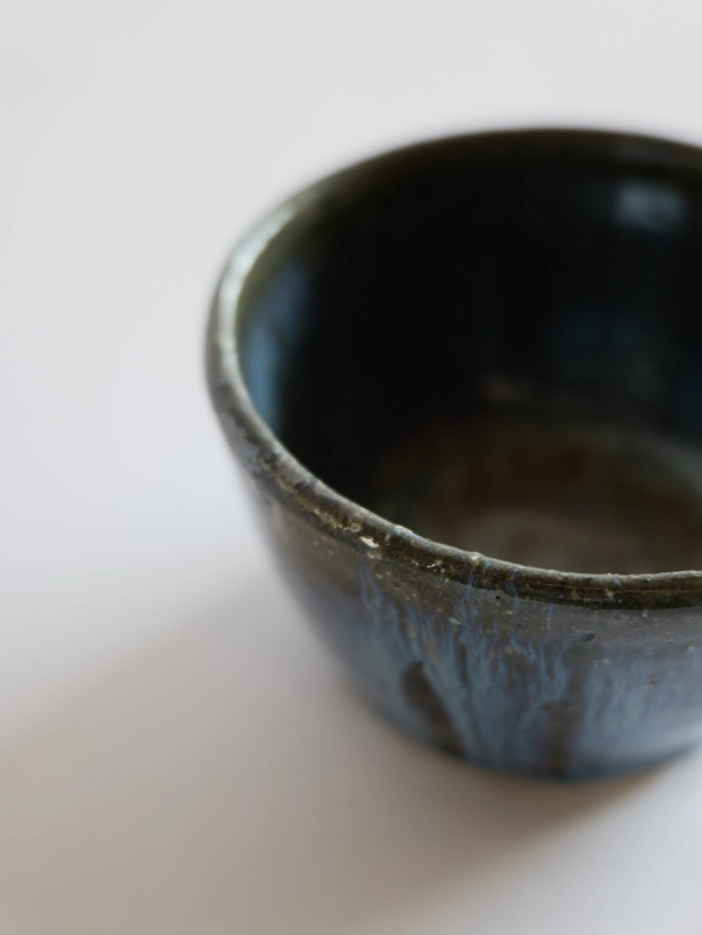 小野象平 青灰釉 蕎麦猪口 F
