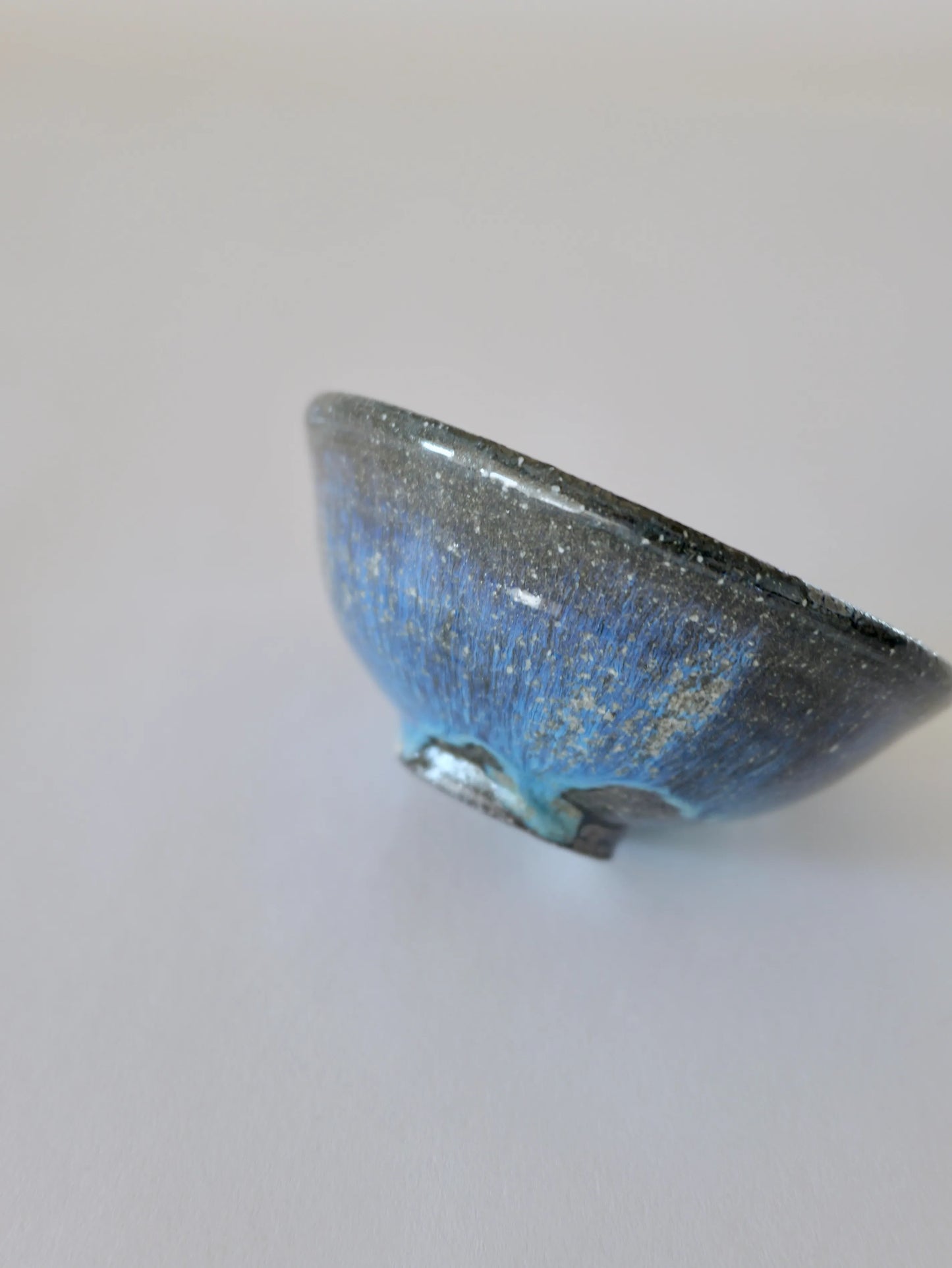 小野象平 青灰釉 飯碗 D