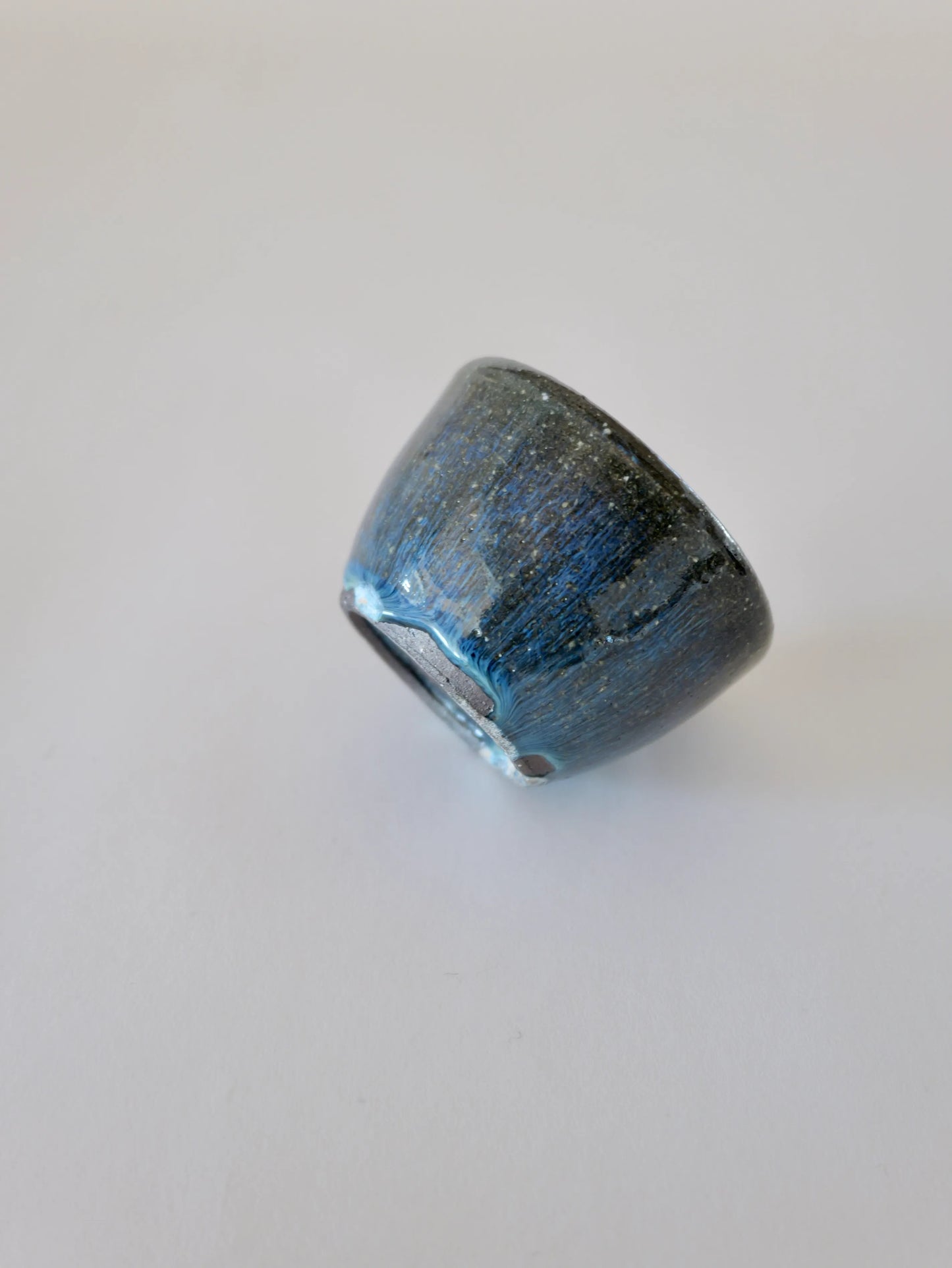 小野象平 青灰釉 蕎麦猪口 E