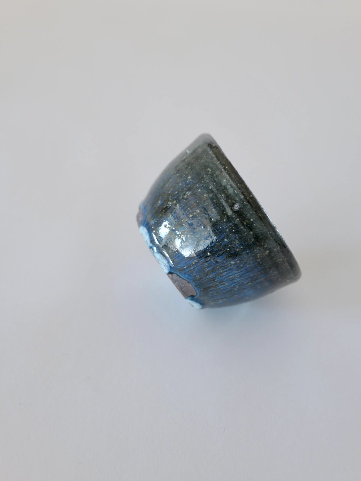 小野象平 青灰釉 蕎麦猪口 F