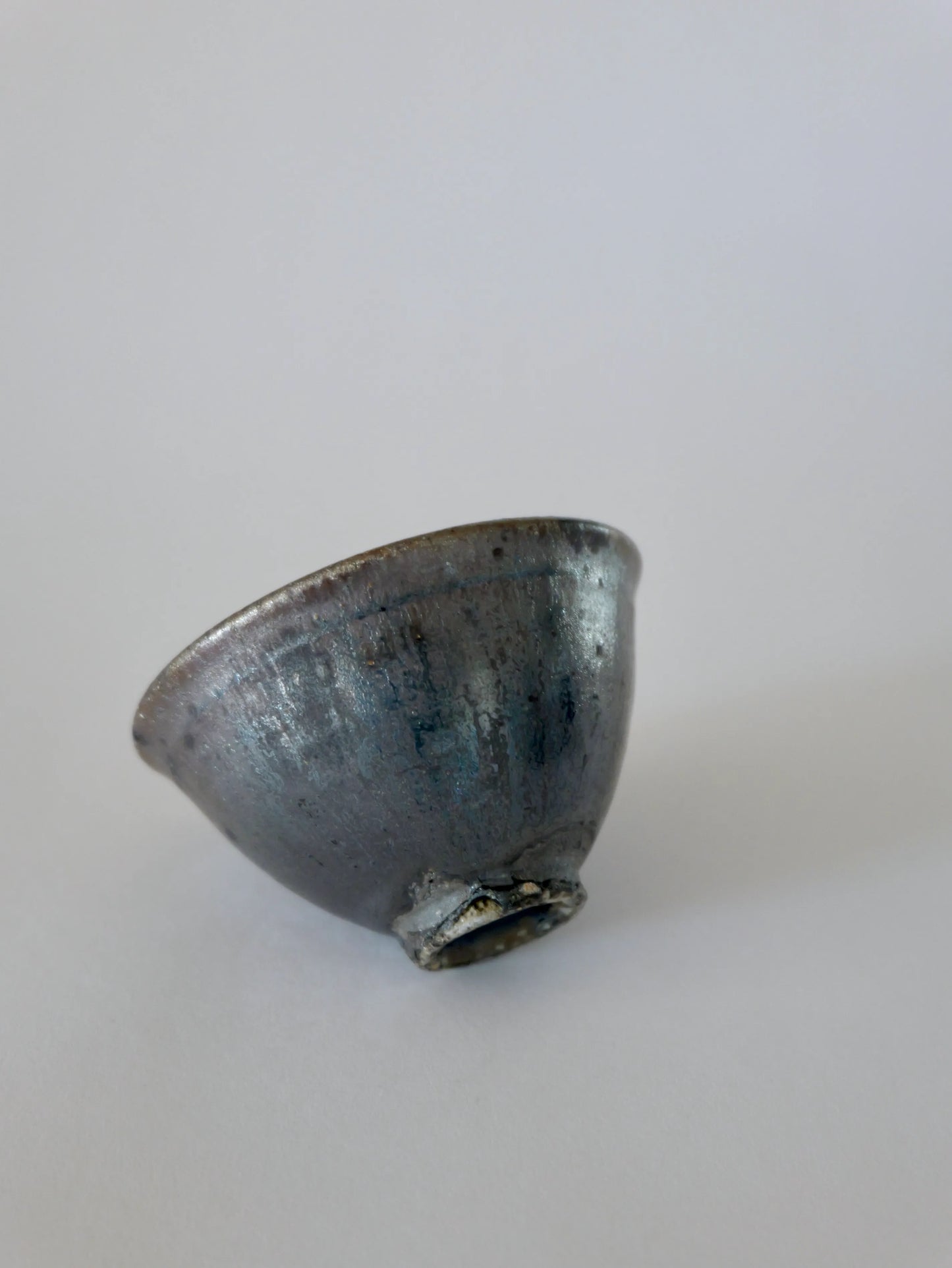 小野象平 黒志野 丸湯呑み B