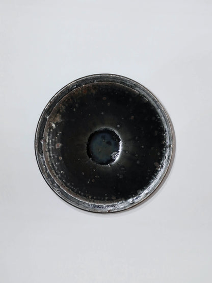 小野象平 黒化粧 7寸皿 A