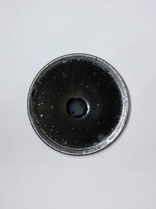 小野象平 黒化粧 7寸皿 B