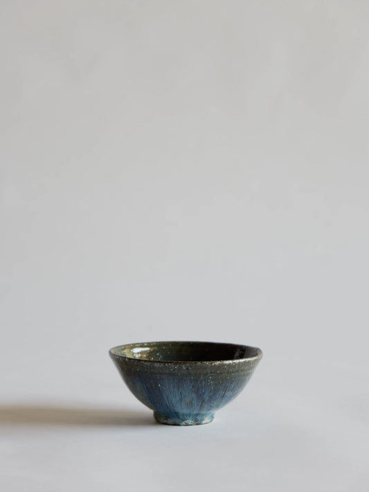 小野象平 青灰釉 飯碗 B