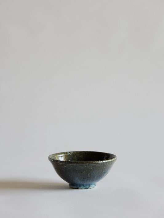 小野象平 青灰釉 飯碗 C