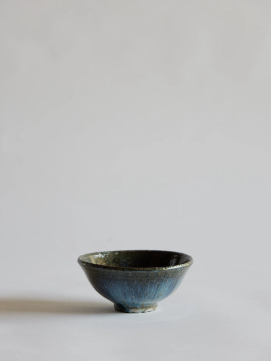小野象平 青灰釉 飯碗 E
