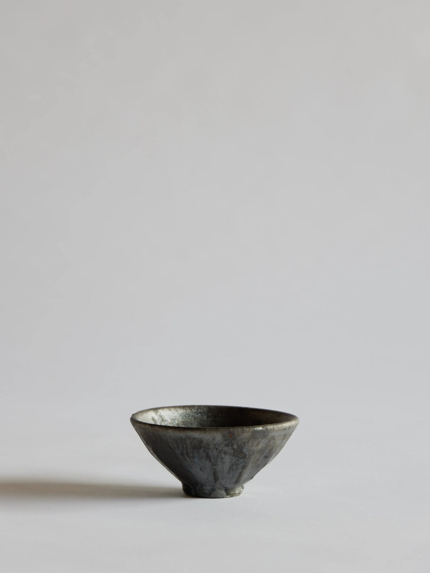 小野象平 黒志野 飯碗 F