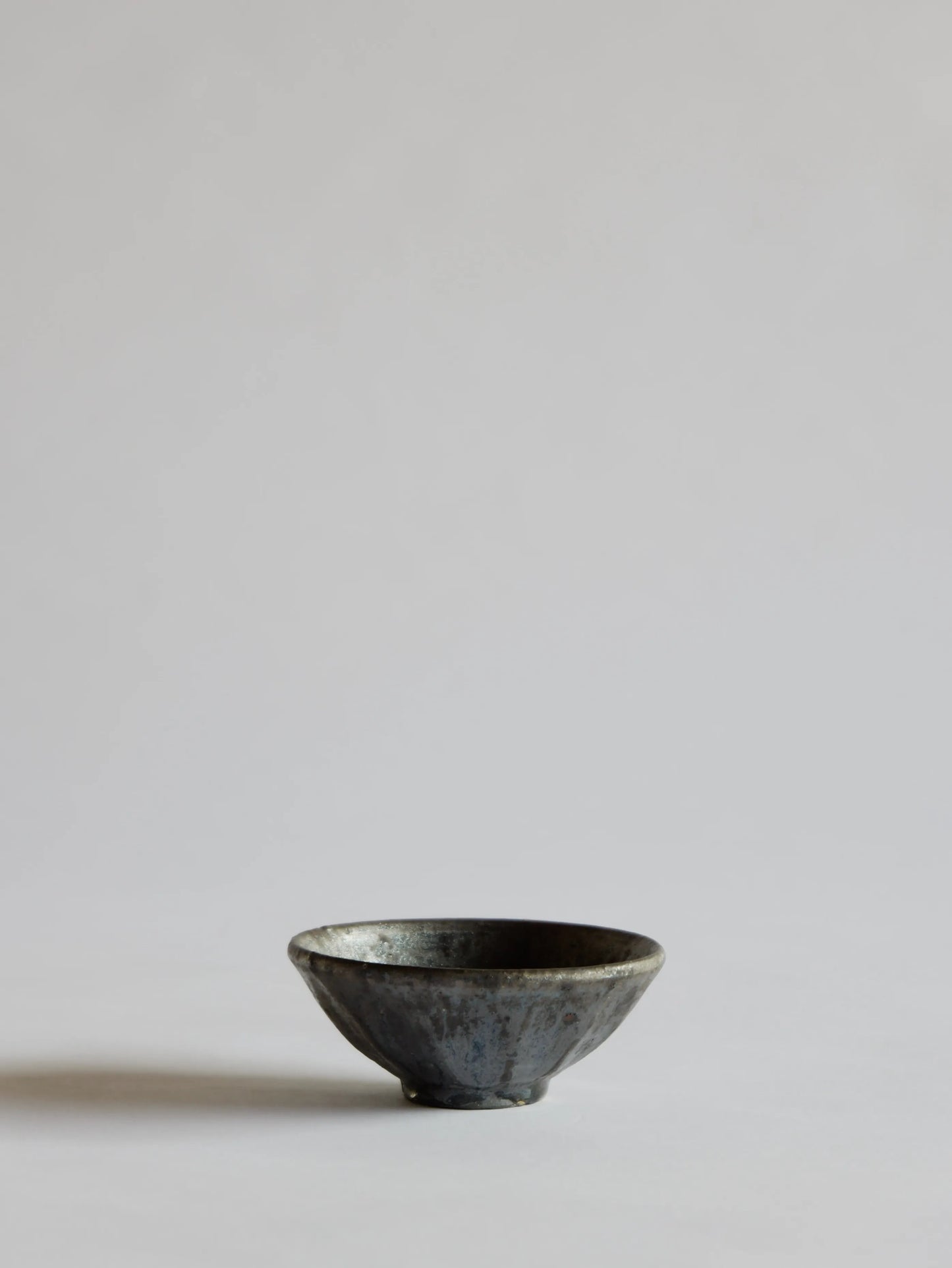 小野象平 黒志野 飯碗 H