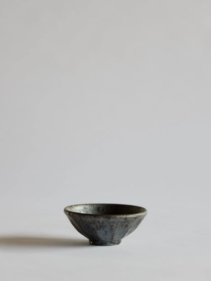 小野象平 黒志野 飯碗 H