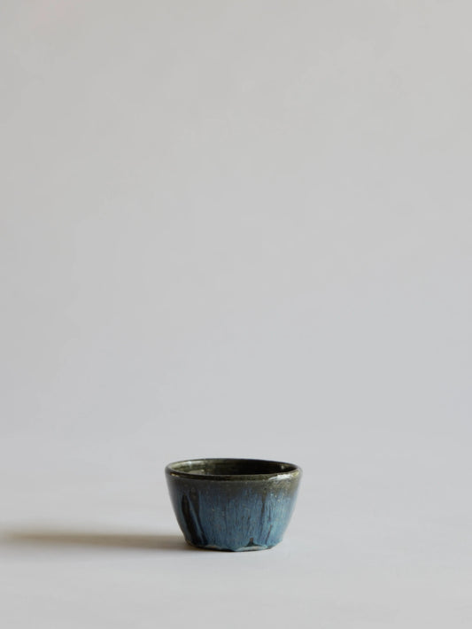 小野象平 青灰釉 蕎麦猪口 F