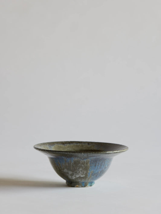 小野象平(青灰釉) 大型花器 小野象平(青灰釉) 大型花器 小野象平 青灰釉平鉢|Discover Japan