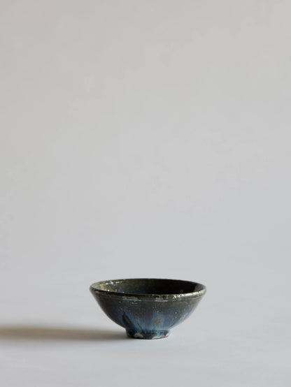 小野象平 青灰釉 飯碗 G
