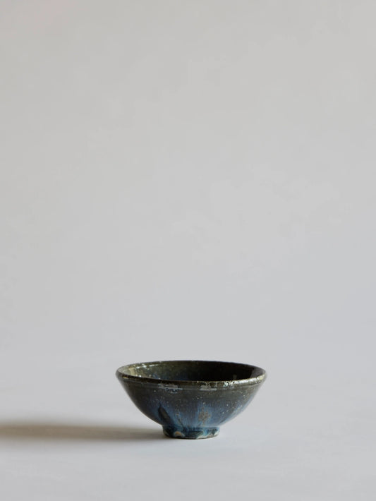 小野象平 青灰釉 飯碗 G