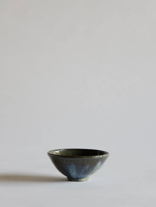 小野象平 青灰釉 飯碗 H