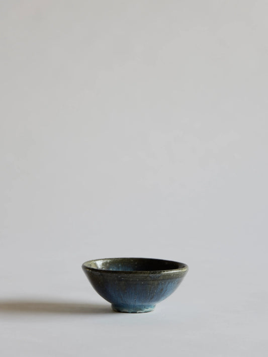小野象平 青灰釉 飯碗 I