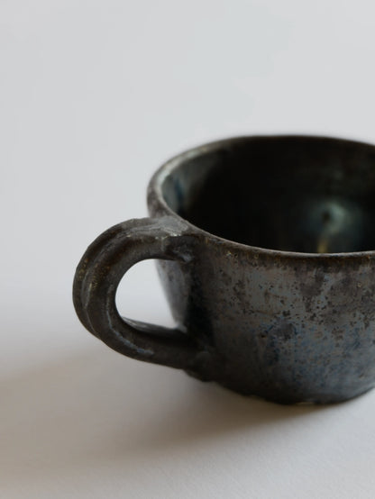 小野象平 黒志野 マグカップ F