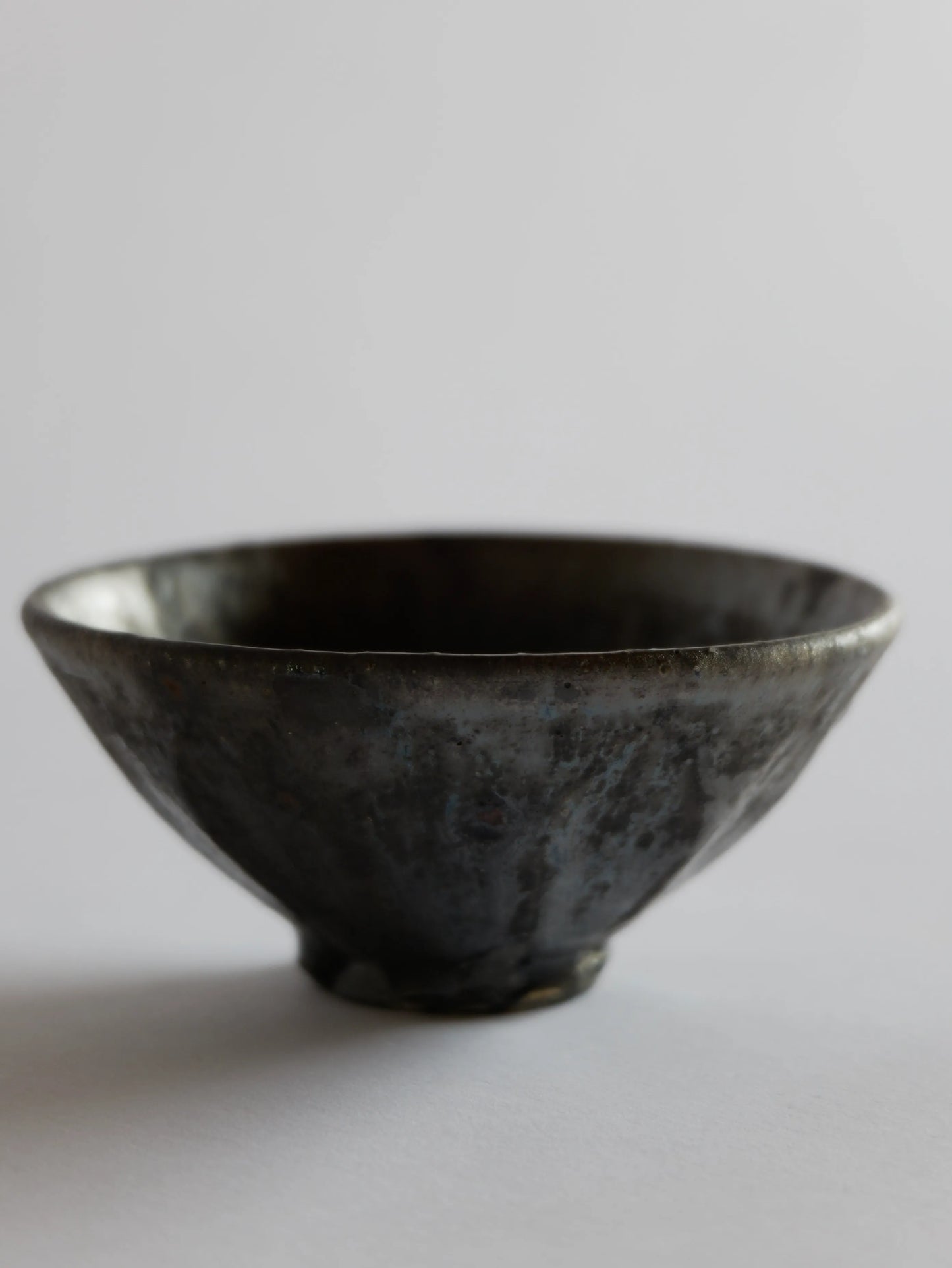 小野象平 黒志野 飯碗 F