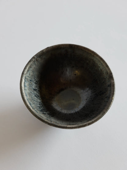 小野象平 黒志野 飯碗 F