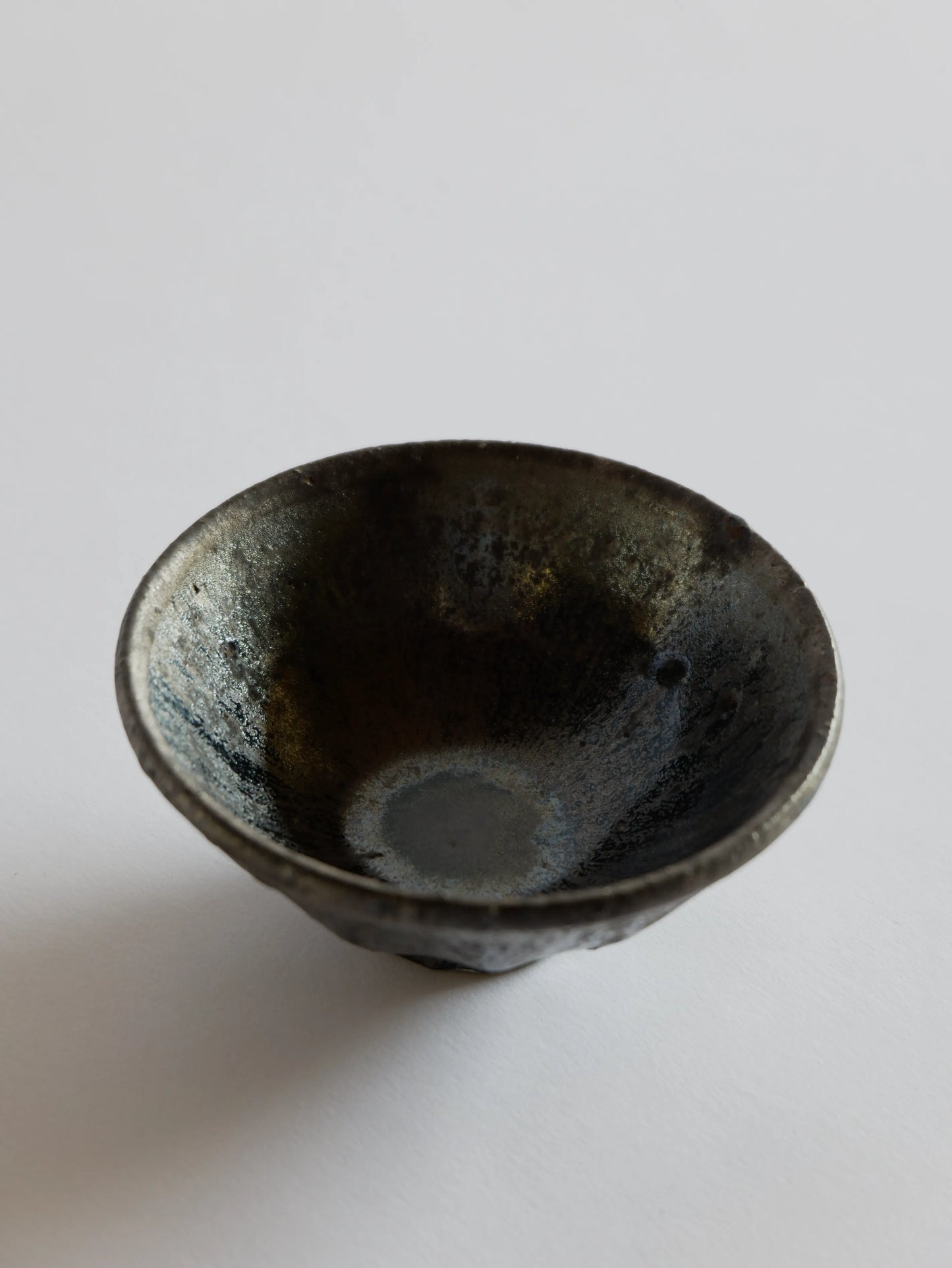 小野象平 黒志野 飯碗 G