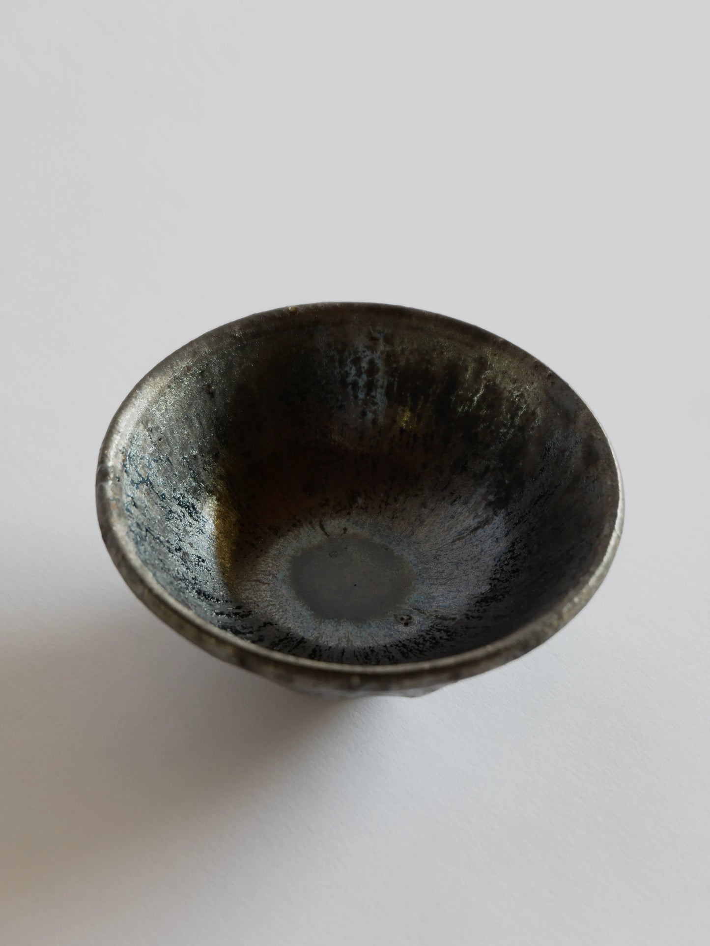 小野象平 黒志野 飯碗 H