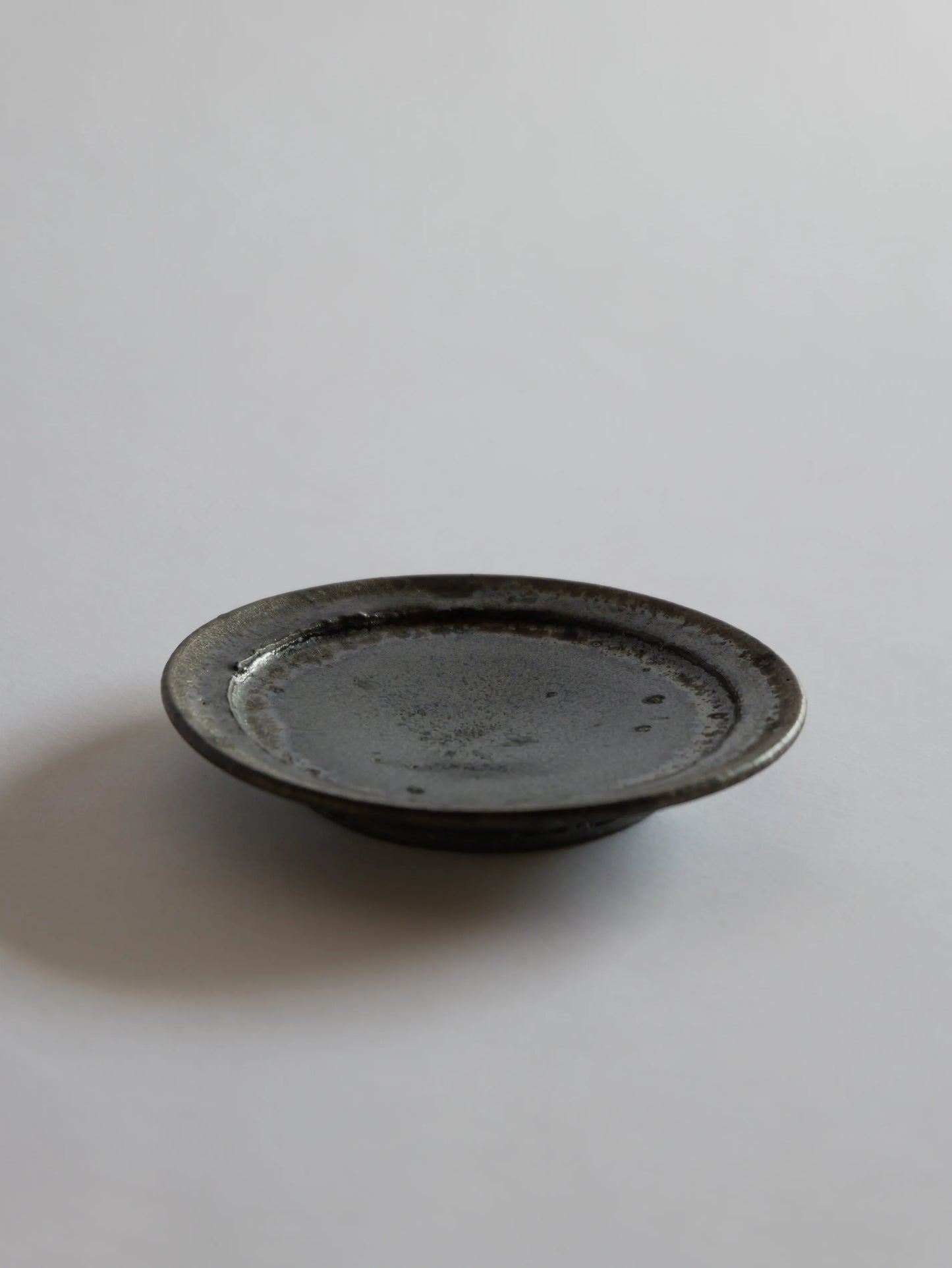 小野象平 黒志野 取皿 H