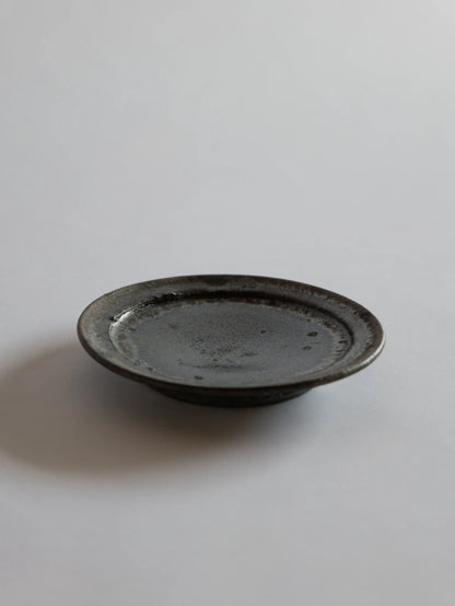 小野象平 黒志野 取皿 H