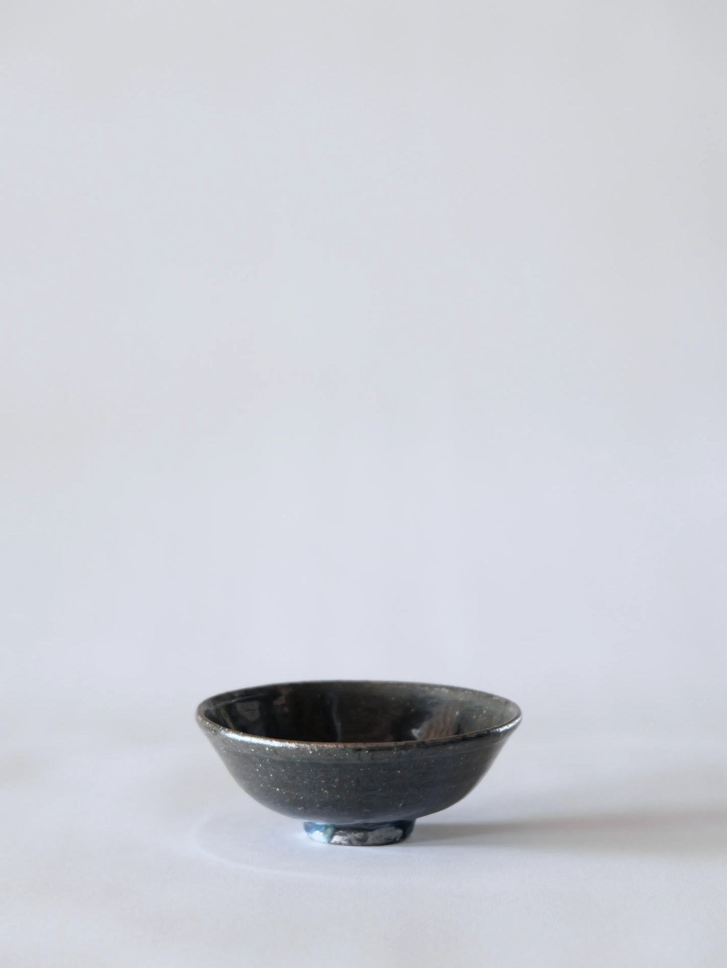 小野象平 青灰釉 飯碗 E