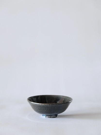 小野象平 青灰釉 飯碗 E