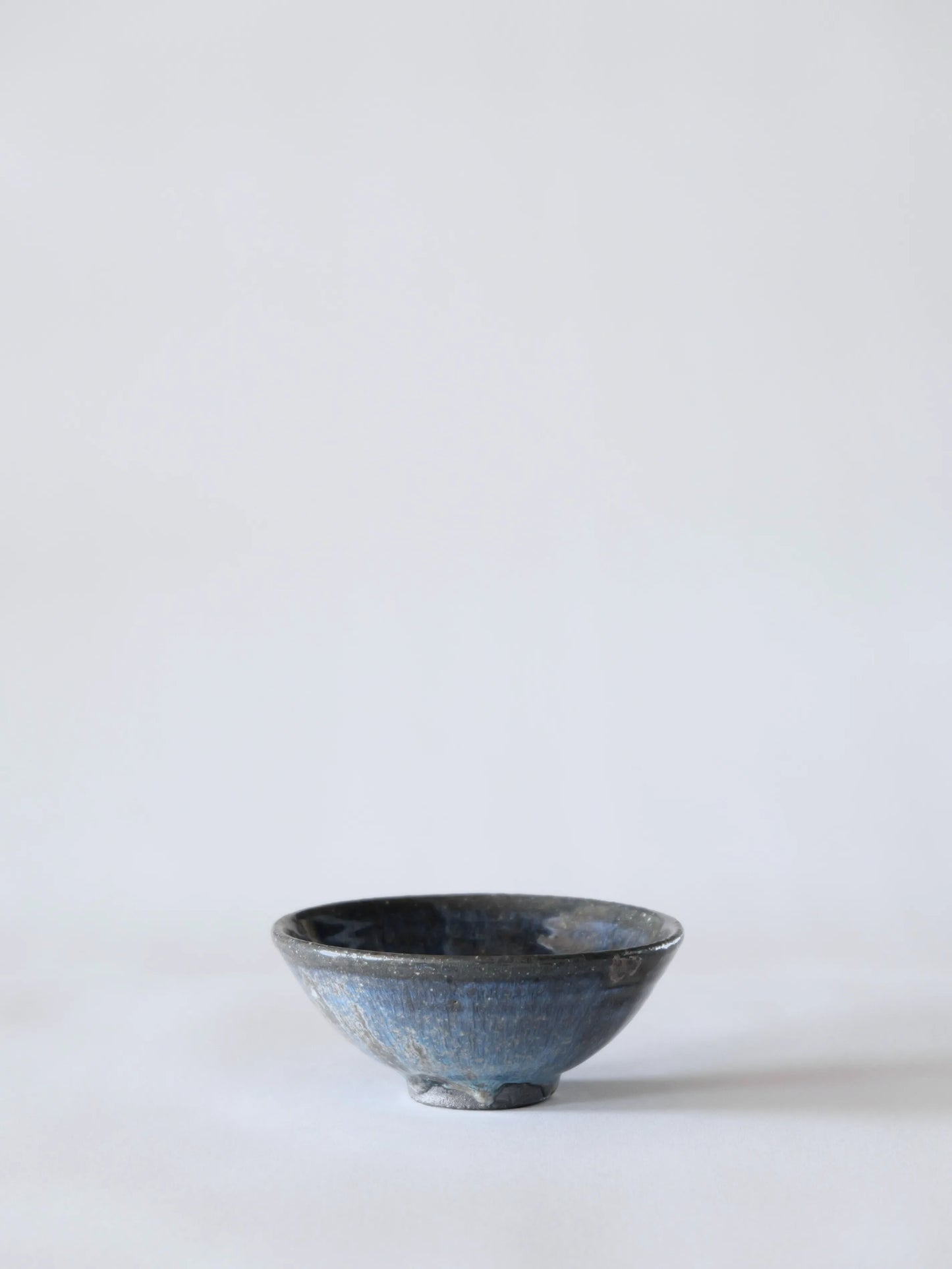 小野象平 青灰釉 飯碗 H