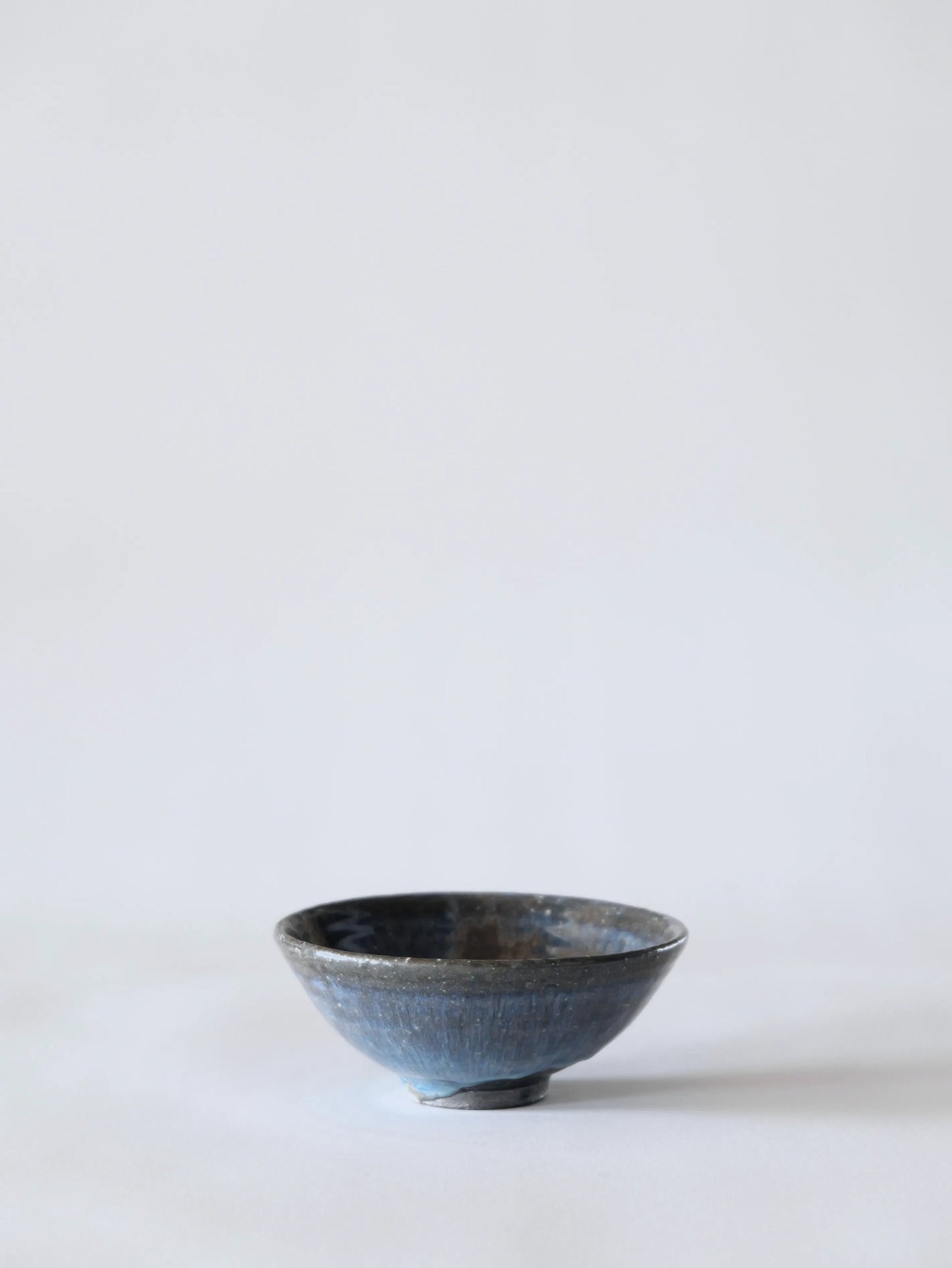 小野象平 青灰釉 飯碗 H
