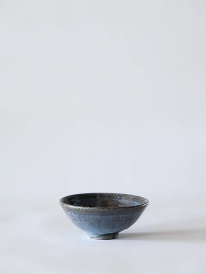 小野象平 青灰釉 飯碗 H