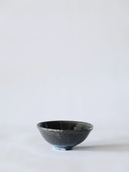 小野象平 青灰釉 飯碗 I