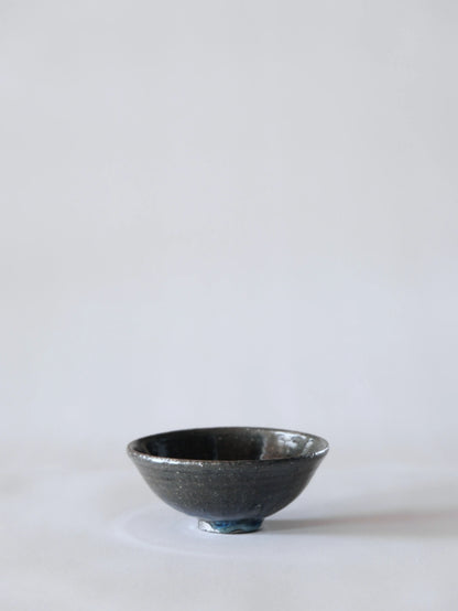 小野象平 青灰釉 飯碗 I