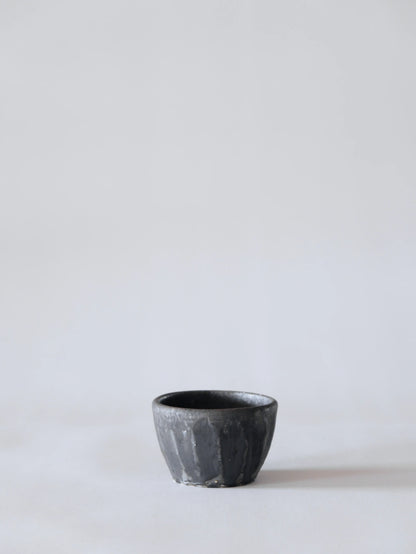 小野象平 黒志野 蕎麦猪口 C