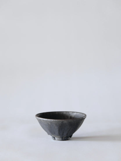 小野象平 黒志野 飯碗 D