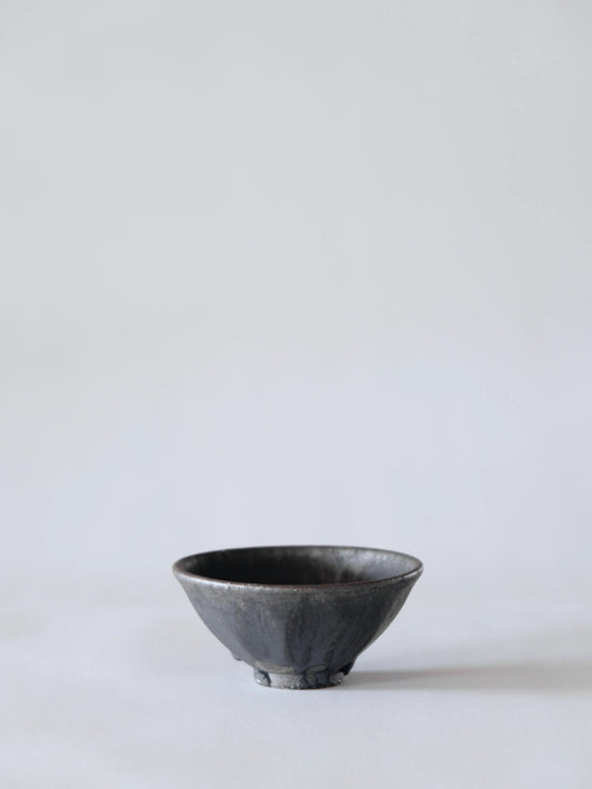 小野象平 黒志野 飯碗 D