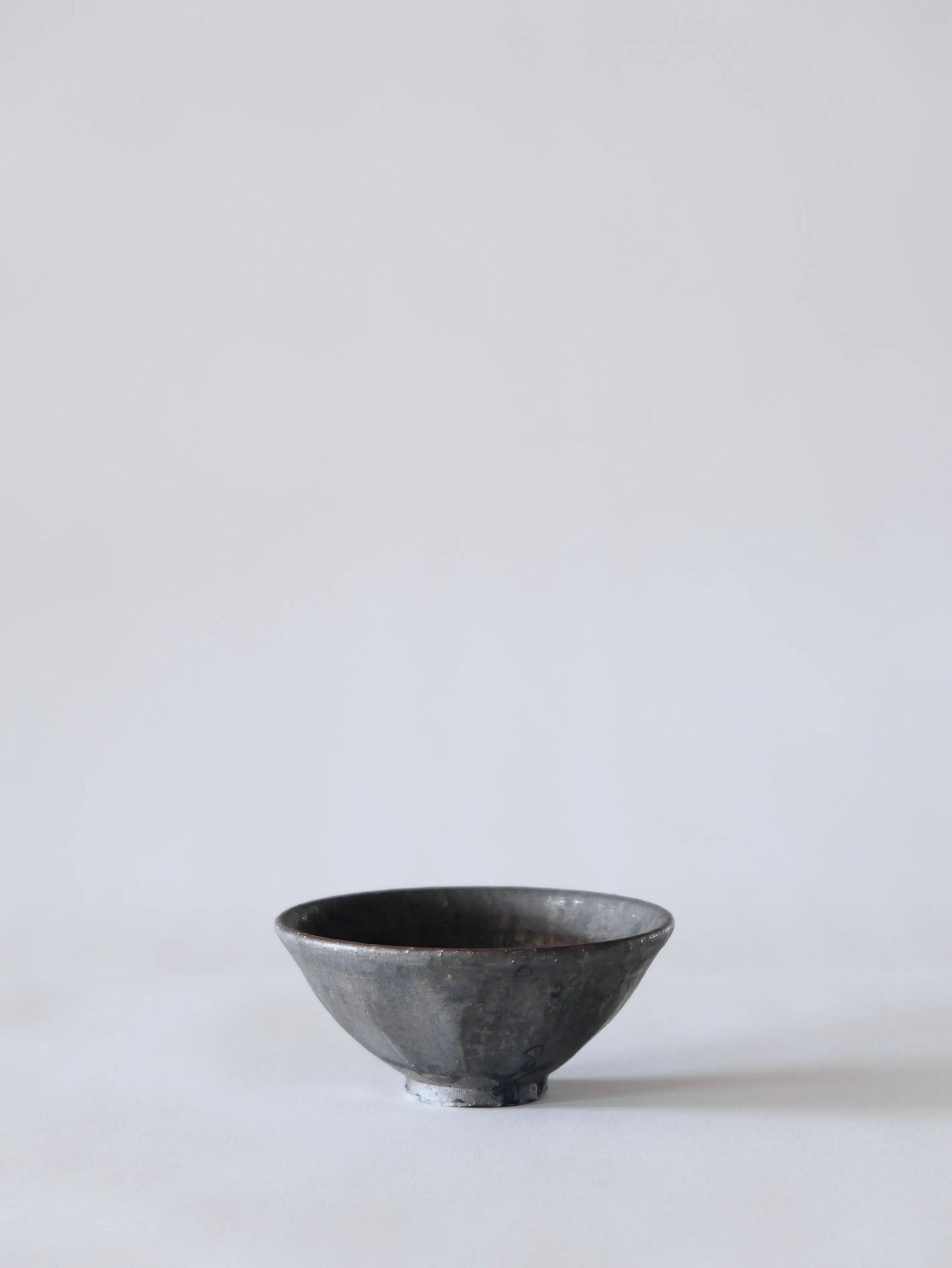 小野象平 黒志野 飯碗 E