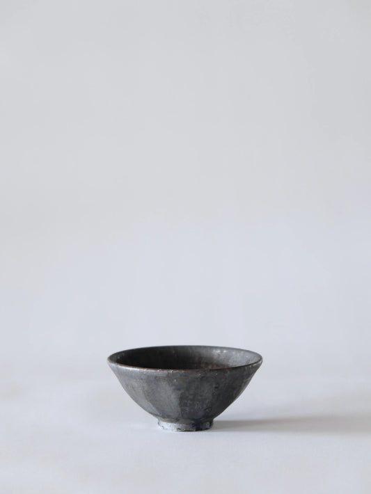 小野象平 黒志野 飯碗 E