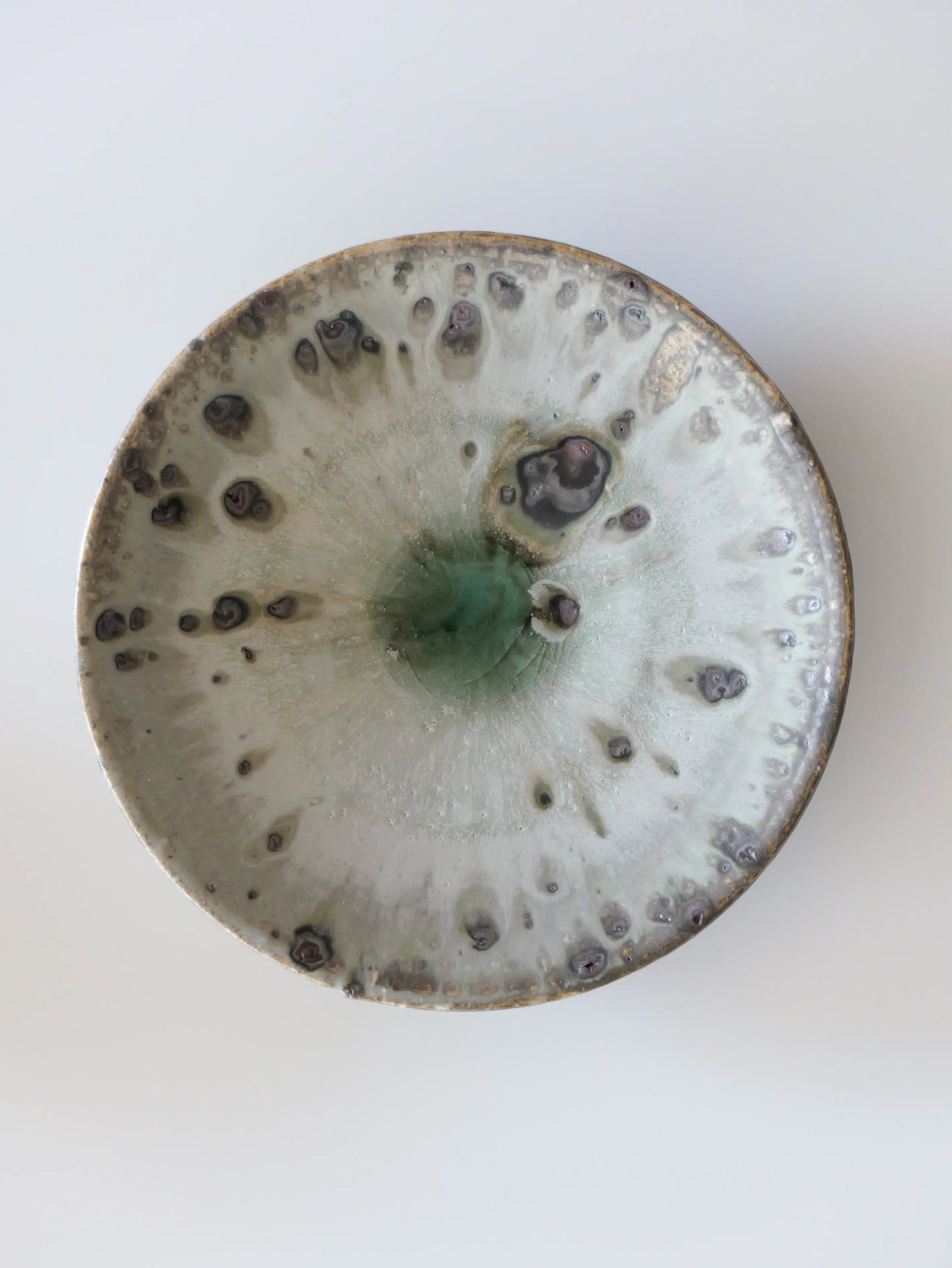 小野象平 白銀 8寸皿 B