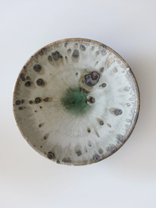 小野象平 白銀 8寸皿 B