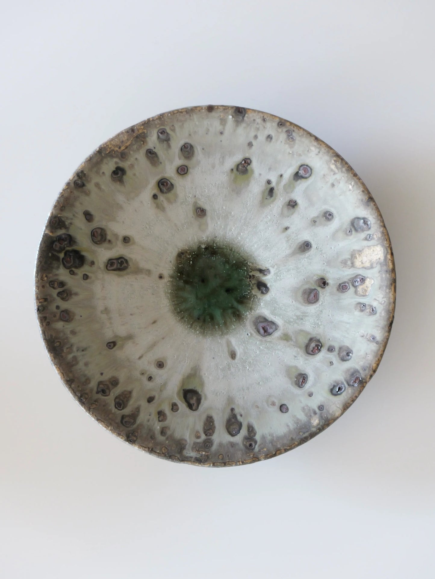 小野象平 白銀 8寸皿 C