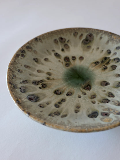 小野象平 白銀 8寸皿 A