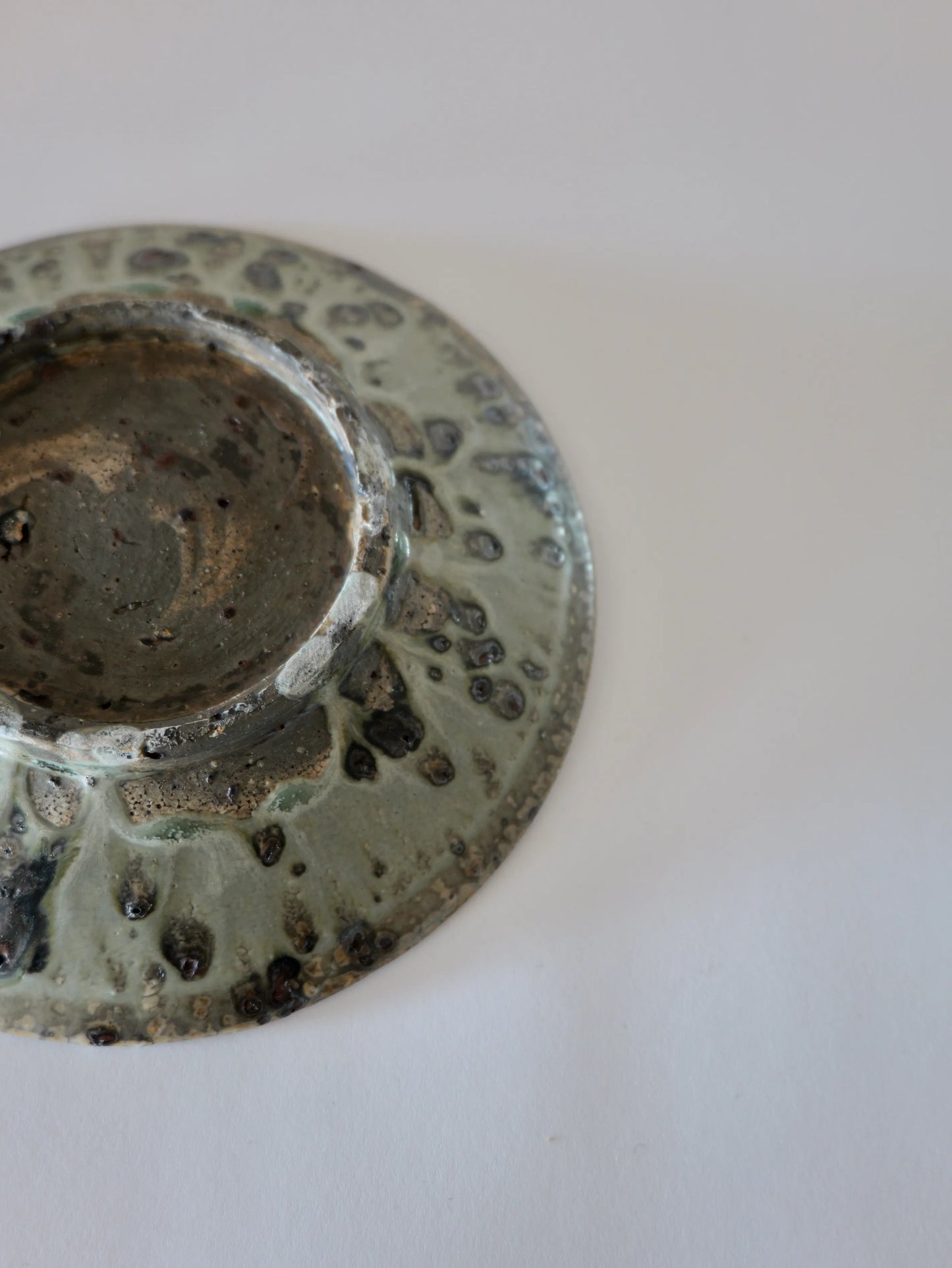 小野象平 白銀 8寸皿 A